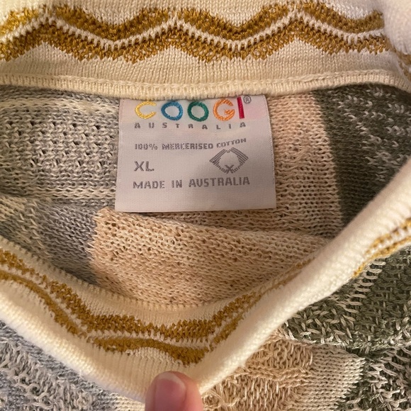 Coogi Australia Textured Knit Sweater XL | Made in Australia | Mercerised Cotton - Picture 4 of 11